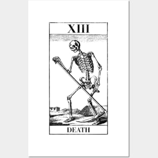 Death Tarot Card T Shirt Posters and Art